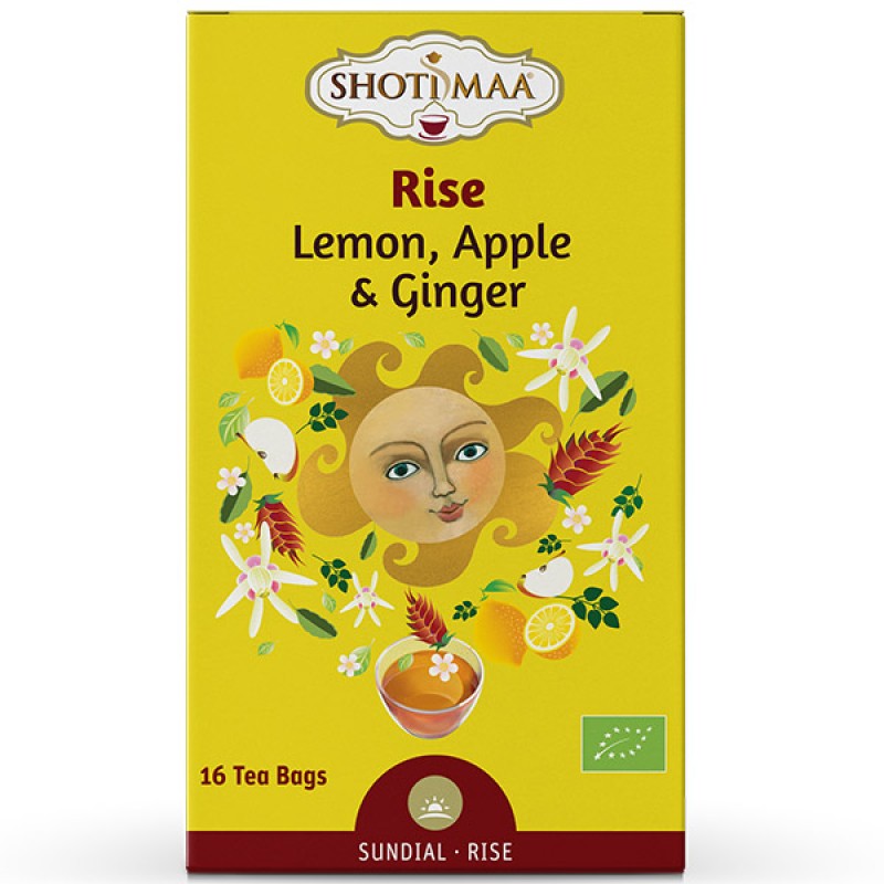 Shoti Maa Rise – Lemon, Apple  and Ginger 16 Tea Bags
