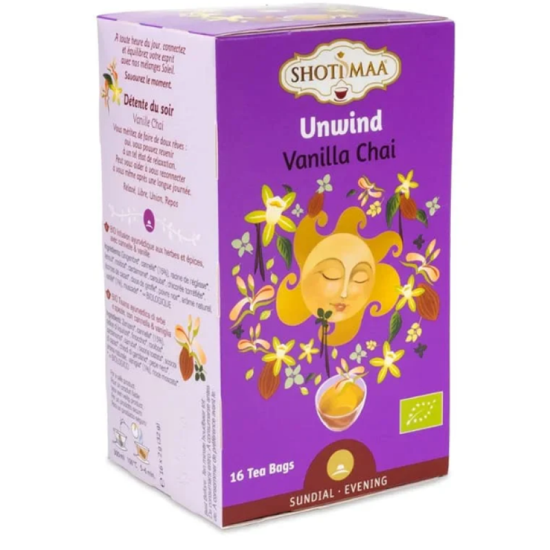 Shoti Maa Unwind – Vanilla Chai 16 Tea Bags