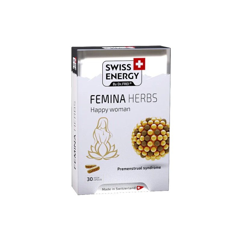Swiss Energy Femina Herbs 30 Vegan Capsules