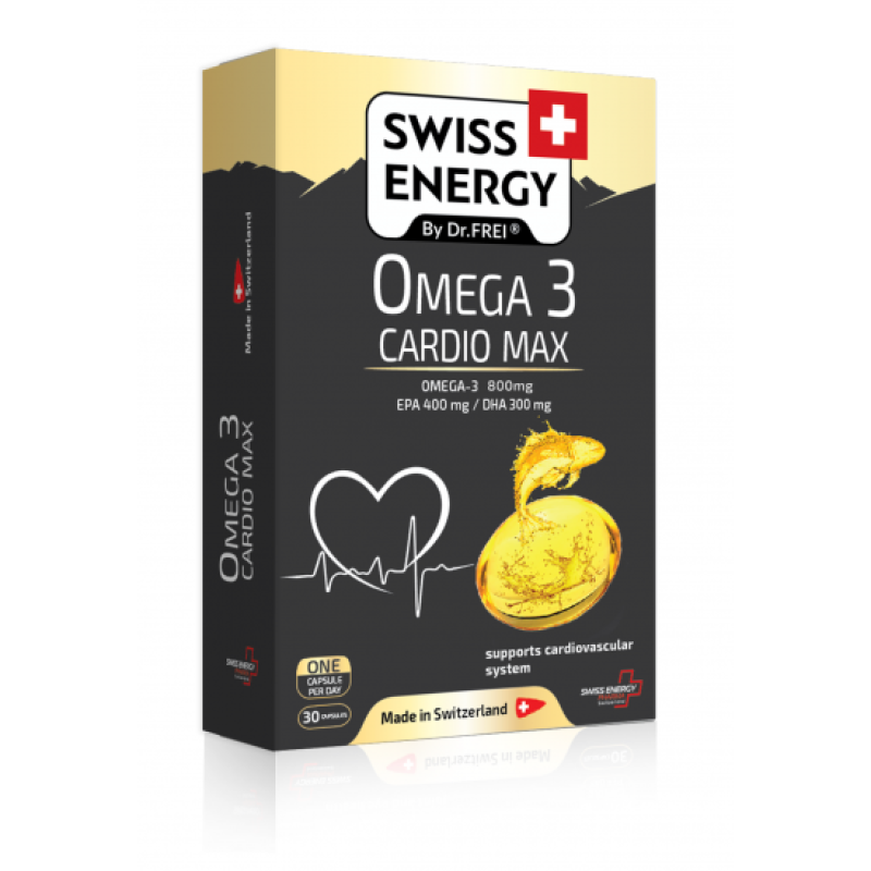 Swiss Energy Omega 3 Cardio Max 30 Capsules