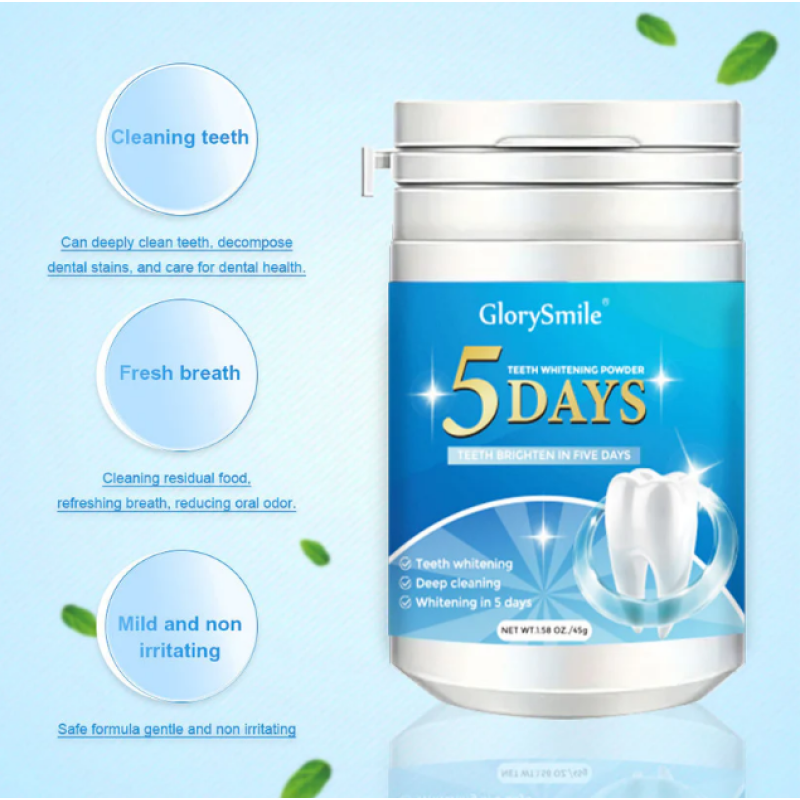 Glory Smile 5 Days Teeth Whitening Powder