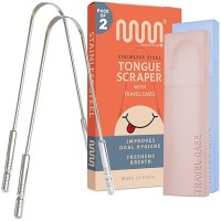 MasterMedi Tongue Scraper with Travel Case