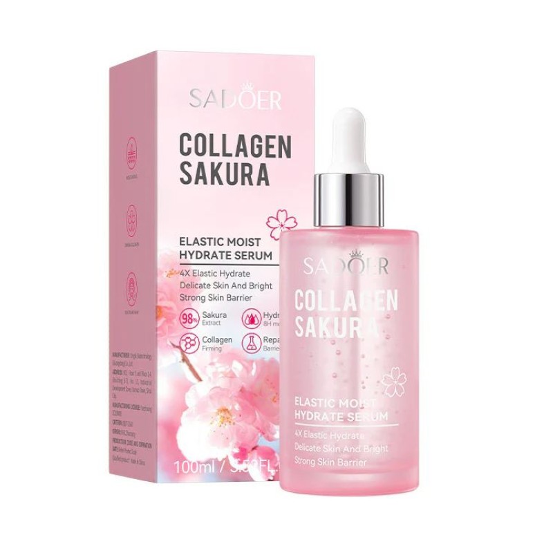 Sadoer Collagen Sakura Elastic Moist Hydrate Serum 100ml