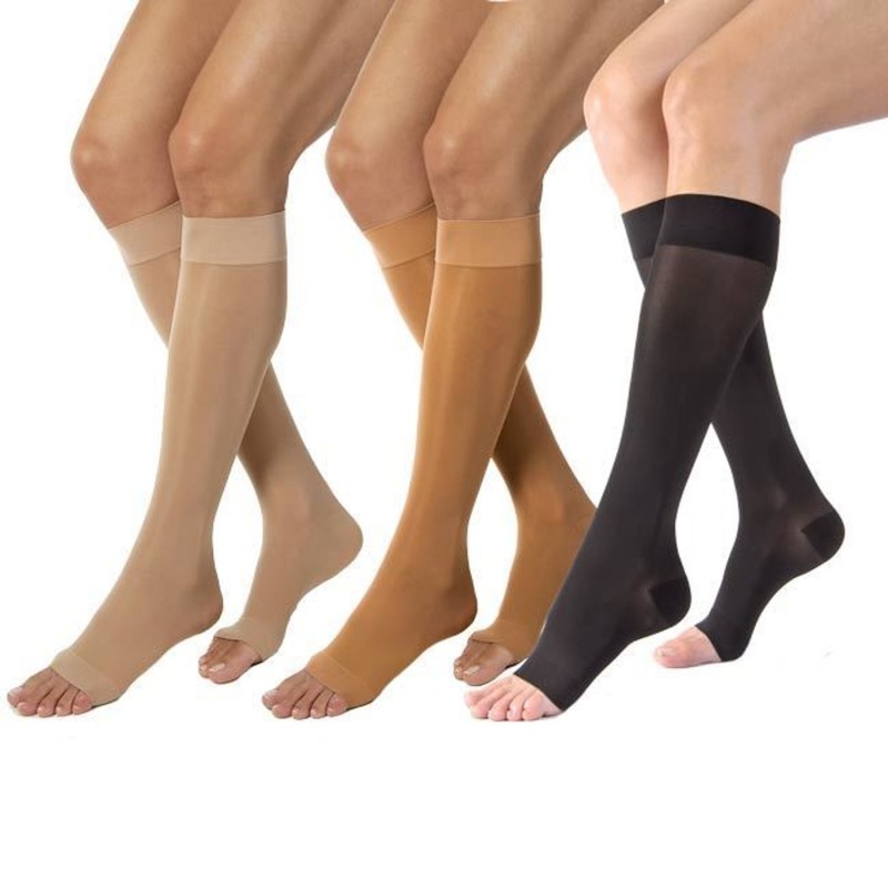 Oca Knee High Stockings Open Toes 15 Oca Knee High Stockings Open Toes 15