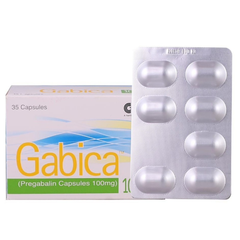 Gabica 100mg 35 Capsules