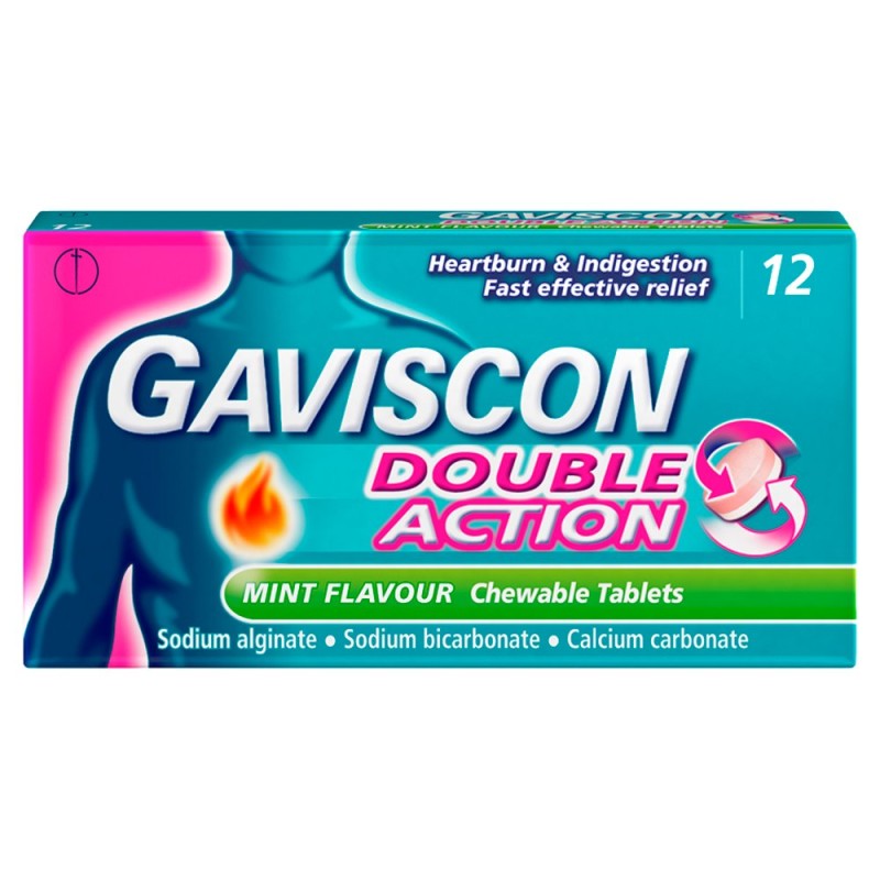 Gaviscon Double Action 12 Tablets
