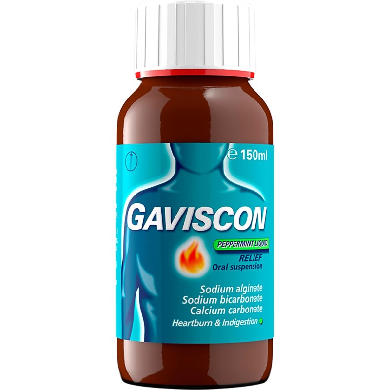 Gaviscon Liquid Peppermint 150ml Gaviscon Liquid Peppermint 150ml