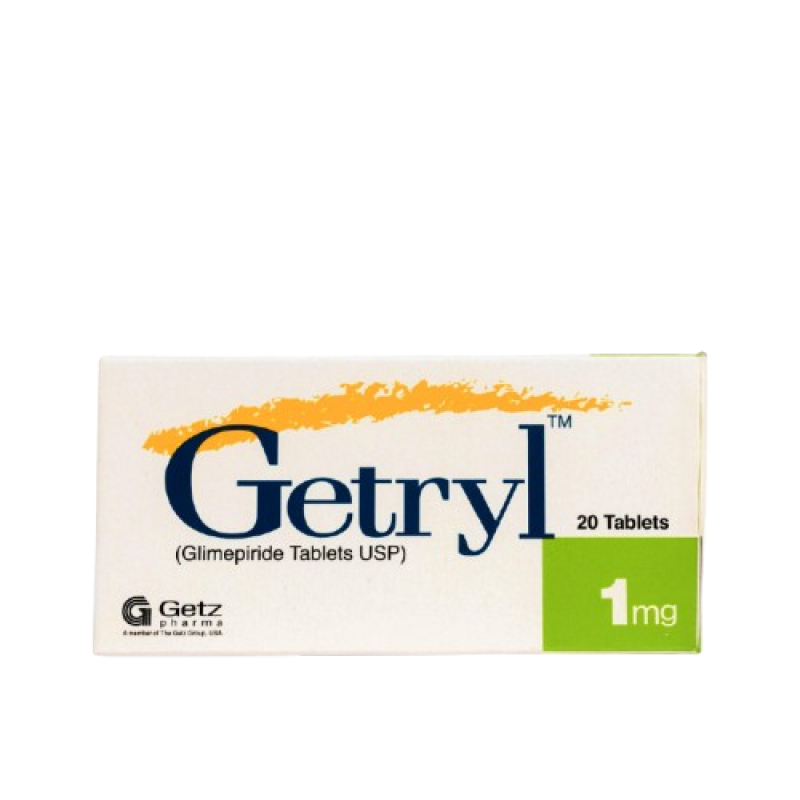 Getryl 1mg 20 Tablets Getryl 1mg 20 Tablets