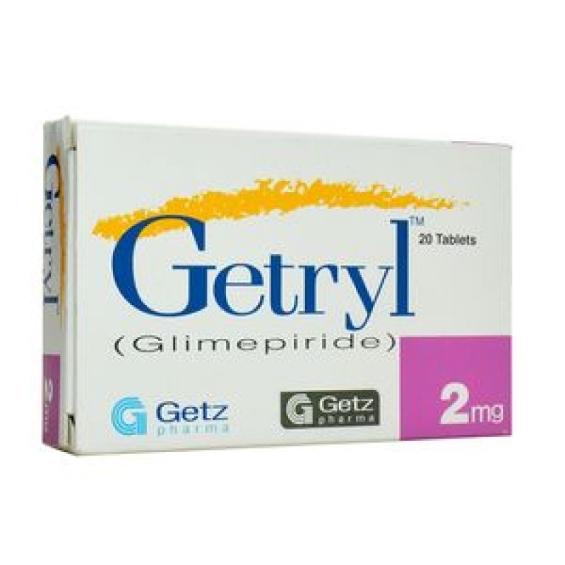 Getryl 2mg 20 Tablets Getryl 2mg 20 Tablets