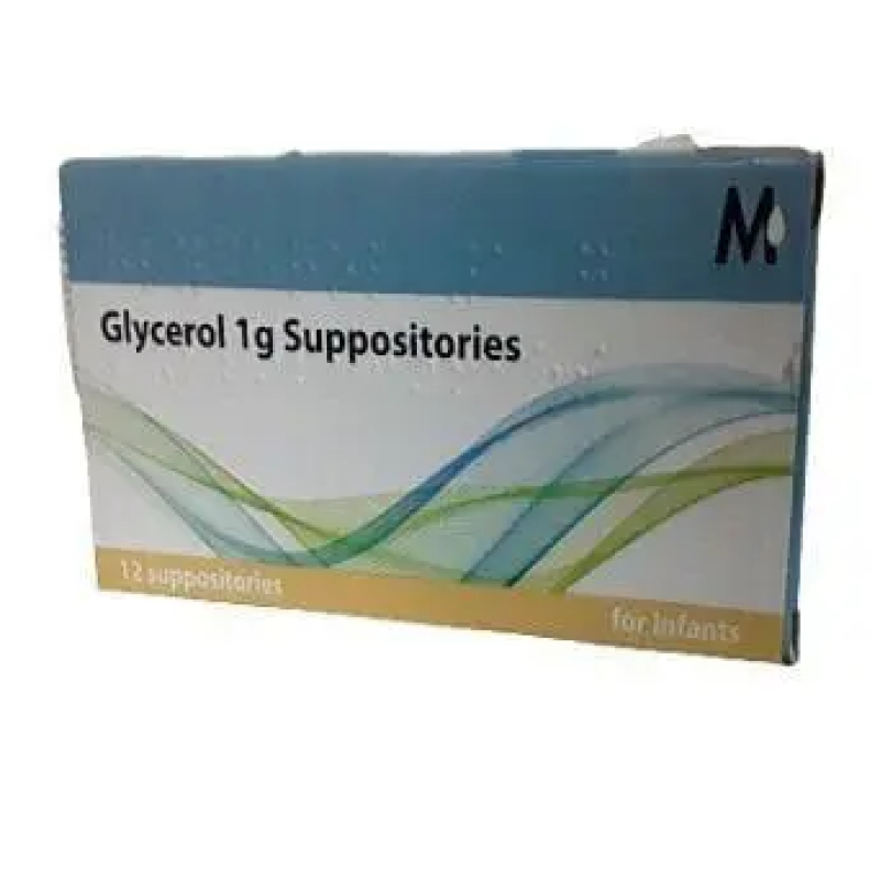 Glycerine 1g  Infant 12 Suppositories