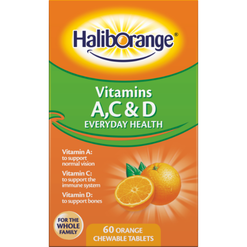 Haliborange Vitamin A, C and D 60 Tablets Haliborange Vitamin A, C and D 60 Tablets