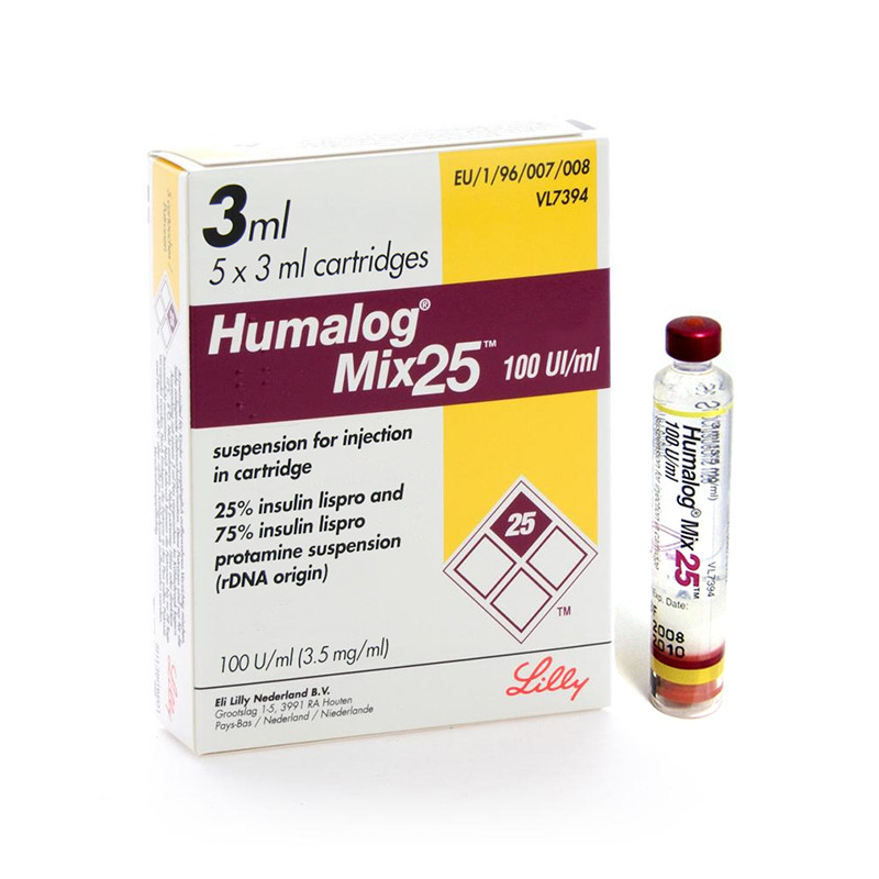 Humalog Mix 25 Cartridges 5 Pens