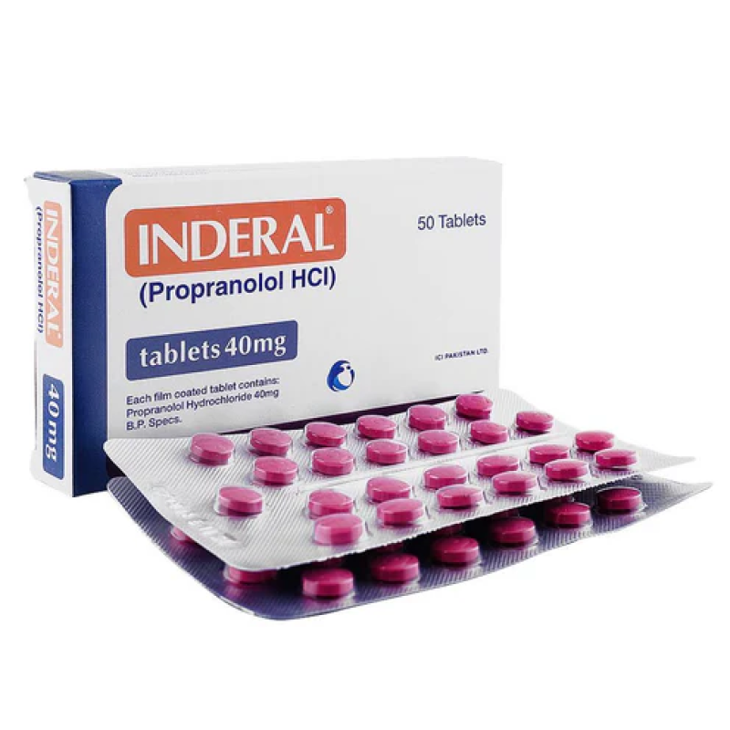 Inderal 40mg 50 Tablets