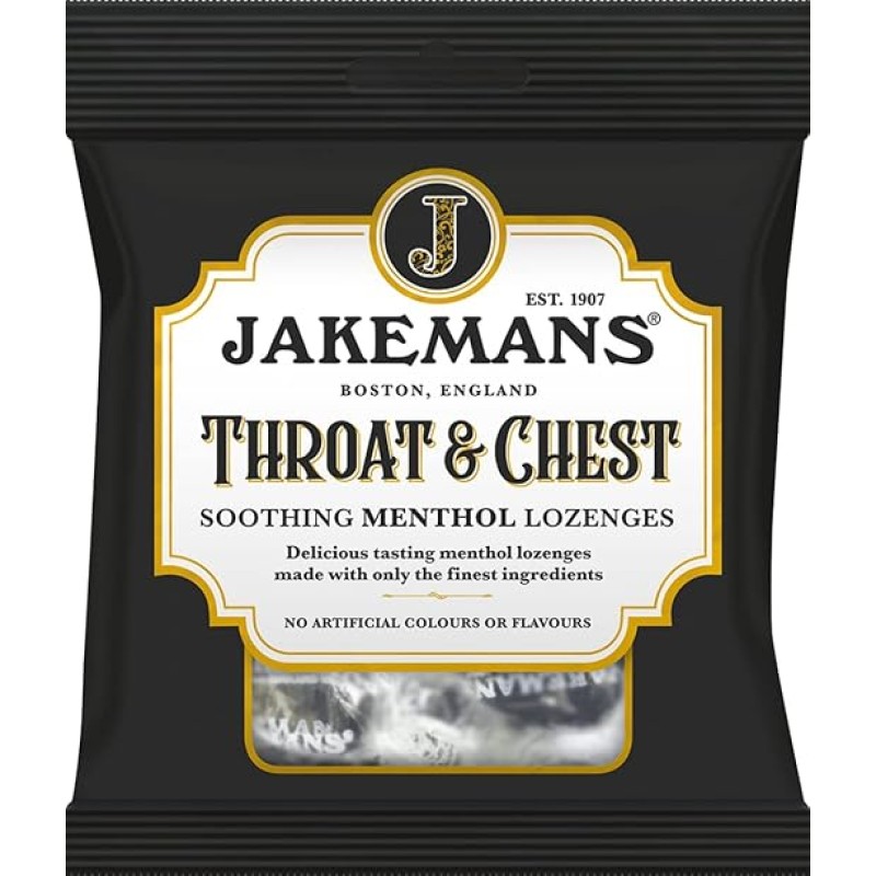 Jakemans Lozenges Throat and Chest 73g