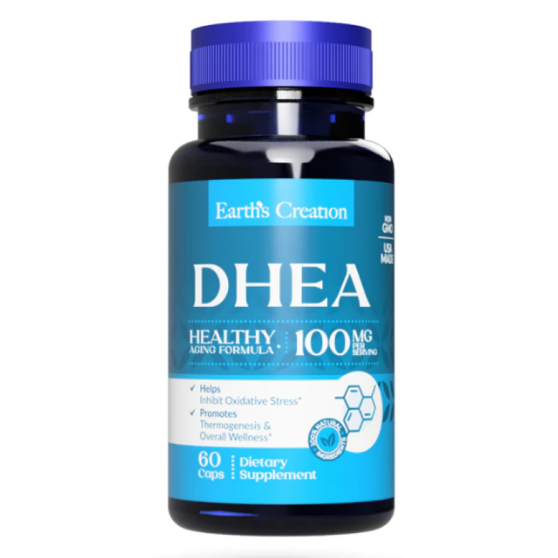 Earth's Creation Dhea 100mg 60 Capsules