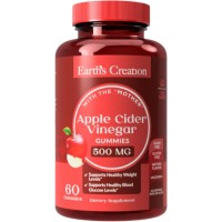 Earth's Creation Apple Cider Vinegar 60 Gummies 500mg