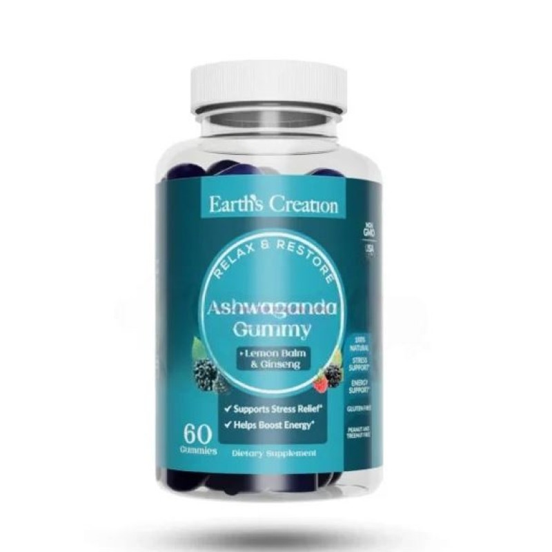 Earth's Creation Ashwagandha 60 Gummies