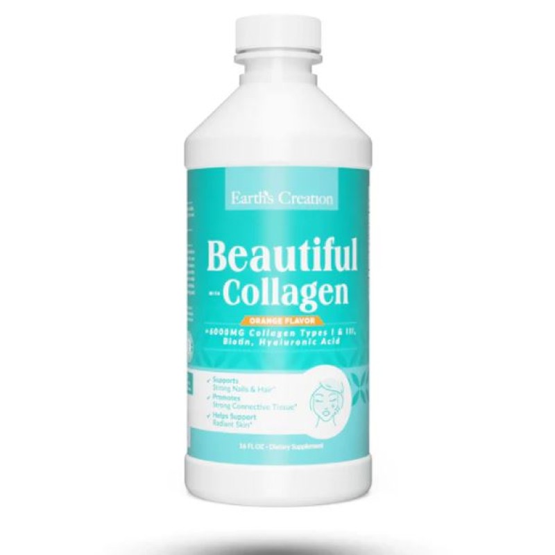 Earth's Creation Beautiful With Collagen Drink 16oz