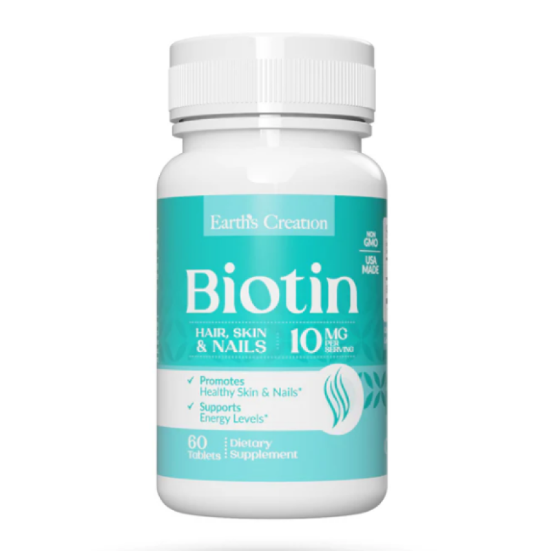 Earth's Creation Biotin 10mg 60 Tablets