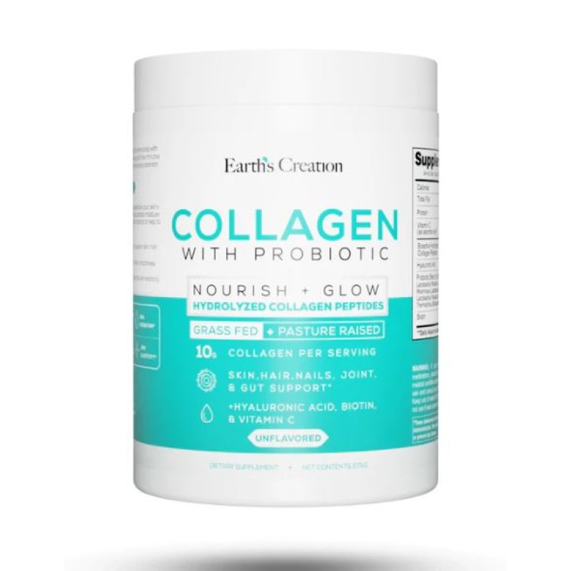 Earth's Creation Collagen With Probiotic Hydrolyzed 353g 
