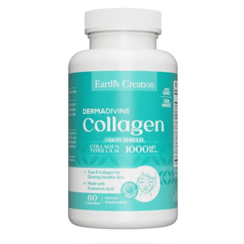Earth's Creation Derma Divine Collagen 1880mg 60 Capsules