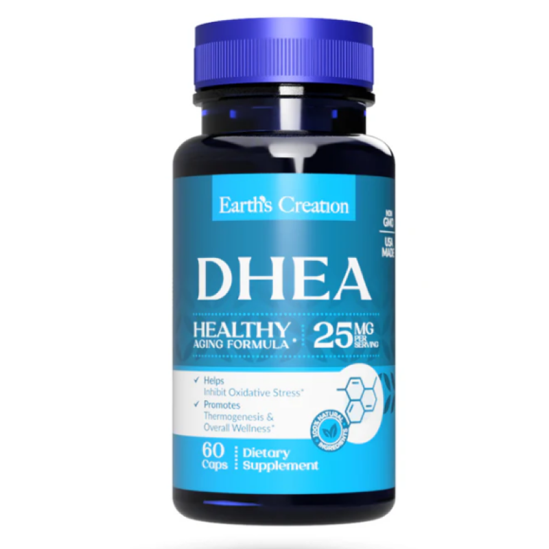 Earth's Creation Dhea 25mg 60 Capsules
