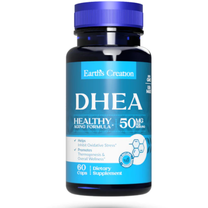 Earth's Creation Dhea 50mg 60 Capsules