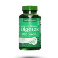 Earth's Creation Digetox 1200mg 60 Capsules