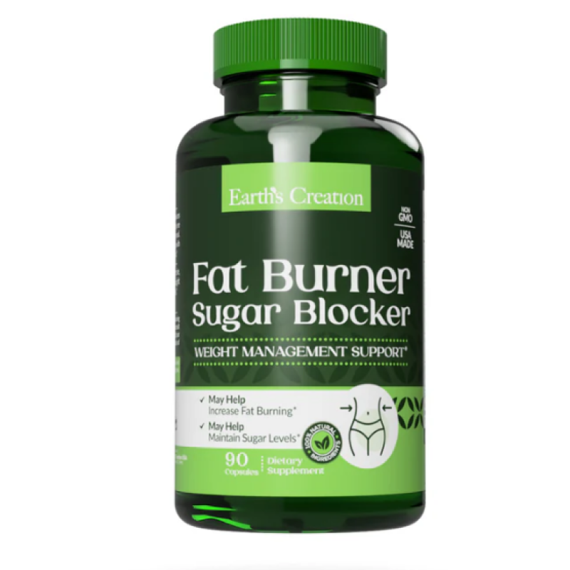 Earth's Creation Fat Burner And Sugar Blocker 90 Capsules