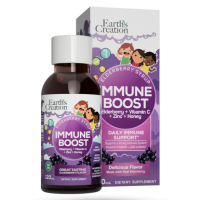 Earth's Creation Immune Boost Elderberry + Vitamin C + Zinc + Honey 120ml