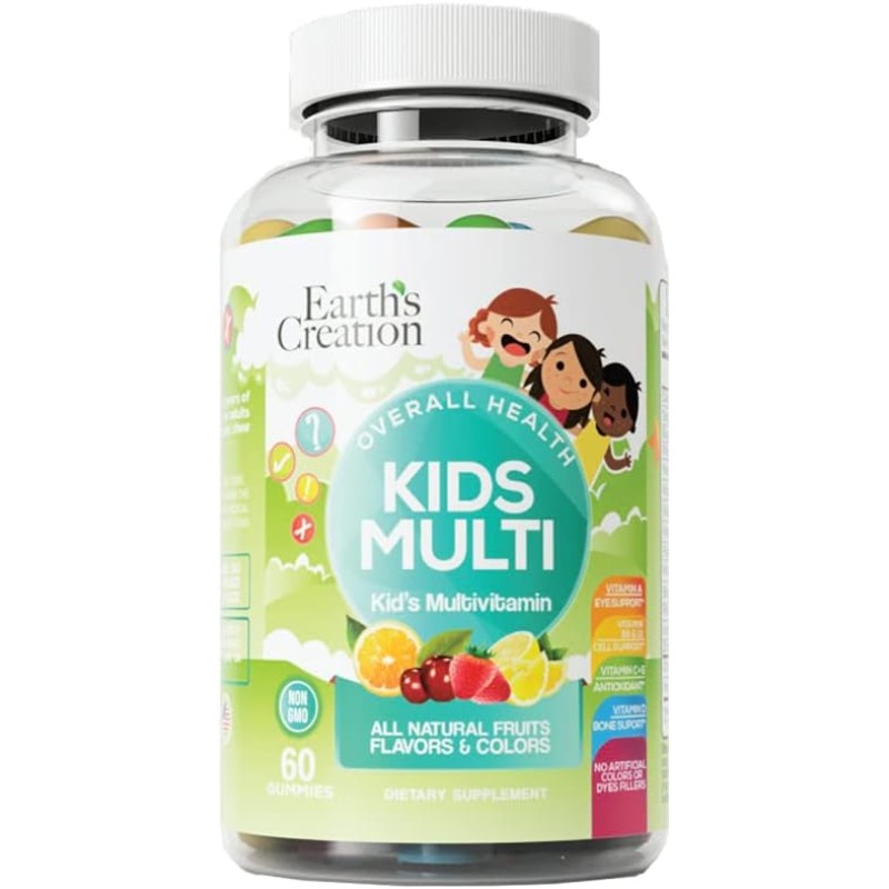 Earth's Creation Kids Multivitamin 60 Gummies