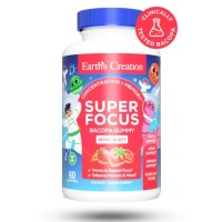 Earth's Creation Kids Super Focus Bacopa 60 Gummies 