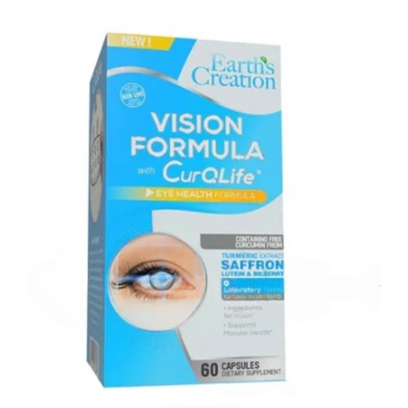 Earth's Creation Lutein 20mg Eye Support 60 Capsules