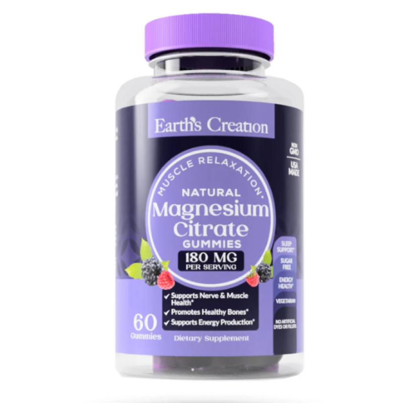 Earth's Creation Magnesium Citrate 60 Gummies