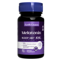Earth's Creation Melatonin Sleep Aid 10mg 60 Capsules