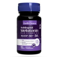 Earth's Creation Melatonin Sublingual 5mg 60 Tablets