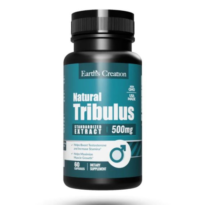 Earth's Creation Natural Tribulus 500mg 60 Capsules