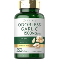 Earth's Creation Odorless Garlic 1500mg 60 Softgels