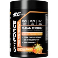 Earth's Creation Optiforce Pre-Workout Clean Energy Tropical Blast 486g