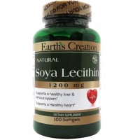 Earth's Creation Soya Lecithin 1200mg 100 Softgels