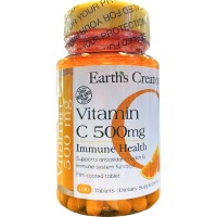 Earth's Creation Vitamin C 500mg 100 Tablets