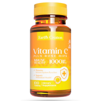 Earth's Creation Vitamin C +Rosehips 100 Tablets