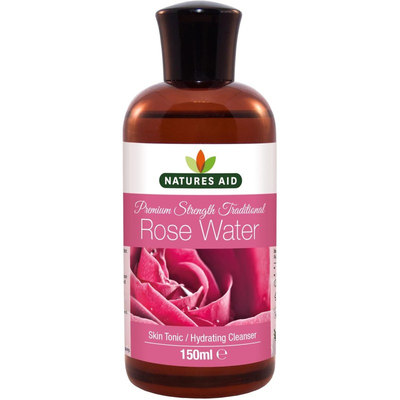 Natures Aid Rose Water - Triple Strength 150ml