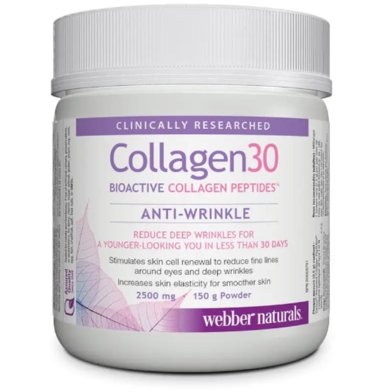 Webber Naturals Collagen 30 Antiwrinkle Bioactive Peptides Powder 150g