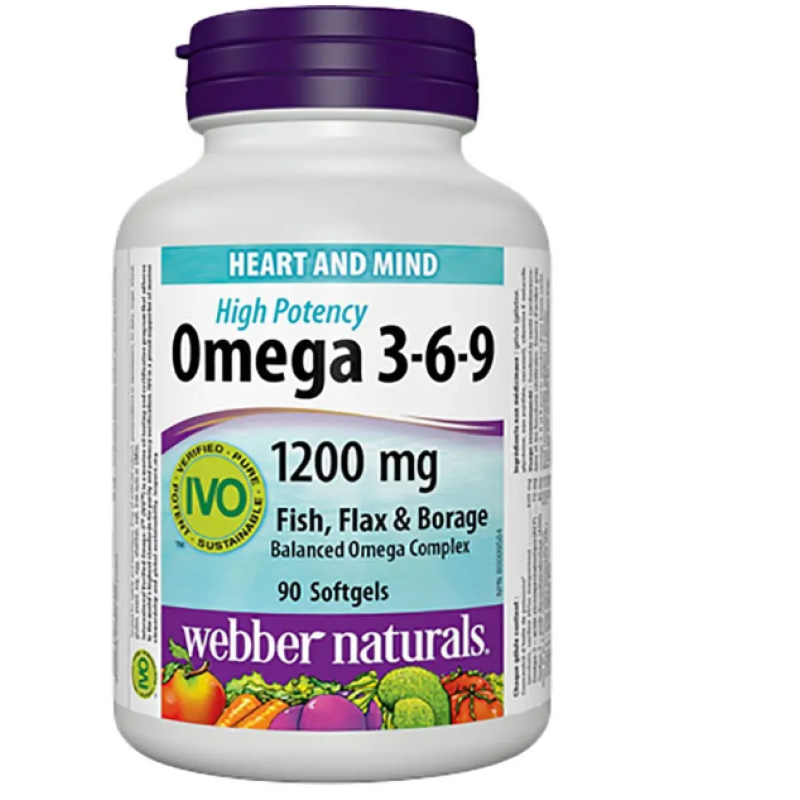 Webber Naturals Complete 3-6-9 Omega 90 Softgels