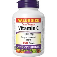 Webber Naturals Vitamin C 1000mg Time Release 150 Tablets
