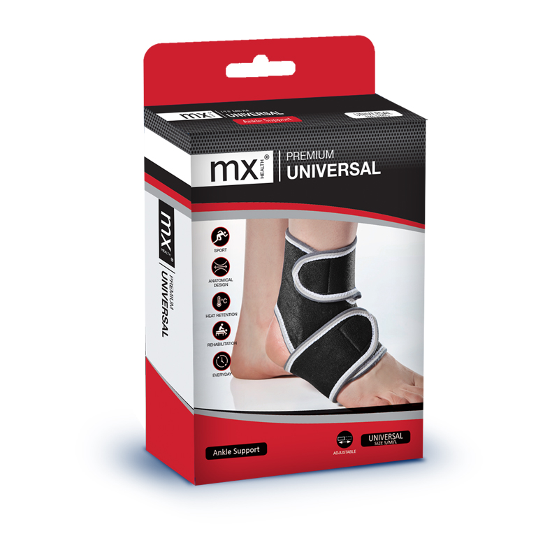 Medinox Premium Elasticated Ankle Support MX72231 - L