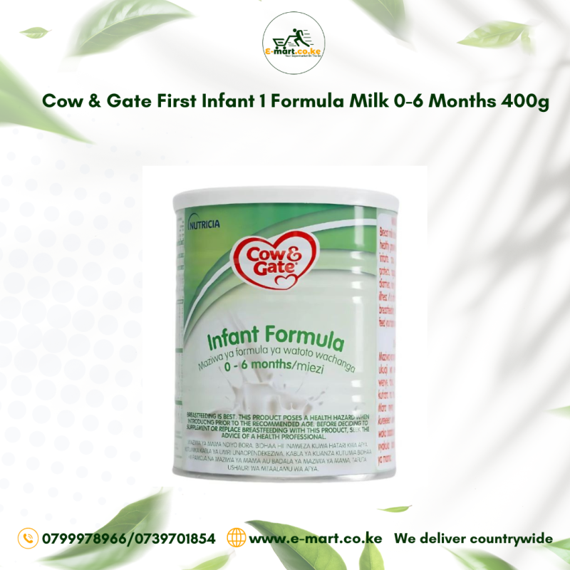 Cow & Gate First Infant1 Formula Milk 0-6 Months 400g