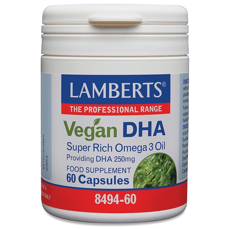 Lamberts Vegan DHA Vcaps 250mg 60s