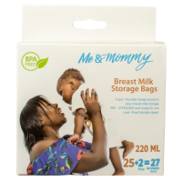 Me and Mommy Breastmilk Storage Bags 25Bags +2 Bags FREE